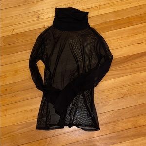 Nasty gal sheer turtleneck top